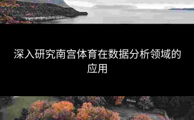 深入研究南宫体育在数据分析领域的应用