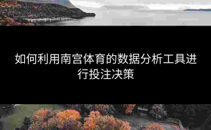 如何利用南宫体育的数据分析工具进行投注决策